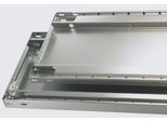 Schulte Lagertechnik Fachbodenregal-Stecksystem MULTIplus 250, Grundregal, Längenriegel, 2500x750x300 mm, 6 Böden, lichtgrau