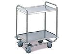 Tischwagen für Labor und Produktion, 2 Etagen, 1000 x 600 mm