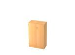 Aktenschrank, 3 OH, B 800 x T 420 x H 1270 mm, abschließbar, Buche-Dekor