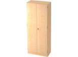 Aktenschrank 5 OH, abschließbar, B 800 x T 420 x H 2004 mm, Ahorn-Dekor