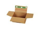 Versandkartons Grünmarie®, 165 x 135 x 80 mm, ideal für Päckchen Größe S, Automatikboden, bis 20 kg, 100 % recycelbar, FSC®-Wellpappe, braun, 25 Stück