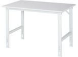 Arbeitstisch, Melamin-Platte, B 1250 x T 800 x H 760-1080 mm