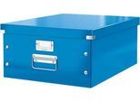 LEITZ® Ablage- und Transportbox Serie Click + Store, groß, für DIN A3, blau