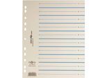 PAGNA Easy Rip Trennblätter, DIN A4-Format, Linienaufdruck, 100 Stück, blau