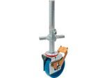 Fahrrollensatz MONTO®+STABILO® Professional, 4-teilig, für Arbeitsgerüst, höhenverstellbar, Ø 150 mm