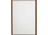 moedel Wandschild LMH, DIN A4, Hochformat, Holzrahmen, Aluminium, Klebe- oder Schraubmontage, B 221,5 x H 299,5 mm, Nussbaum, bronze/Nussbaum