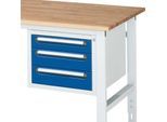 Unterbau-Container, Schublade 1 x 90 mm + 2 x 120 mm