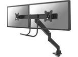 2-fach-Monitor-Tischhalterung Neomounts by Newstar NM-D775DXBLACK, bis 32“, neig-/dreh-/schwenkbar, mit Griff