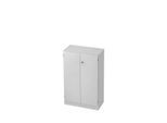 Aktenschrank, 3 OH, B 800 x T 420 x H 1270 mm, abschließbar, lichtgrau
