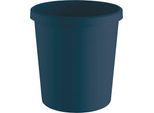 Papierkorb Helit The Green German, Volumen 18 l, umlaufender Griffrand, Recyclingkunststoff, Ø 315 x H 331 mm, blau