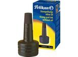 Pelikan Stempelfarbe, Verstreichflasche, 28 ml, ohne Öl, schwarz
