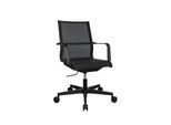 Topstar Bürostuhl Sitness Life 40, mit Armlehnen, 3D Mechanik, Flachsitz, Netzrücken, schwarz/schwarz