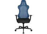 Topstar Bürostuhl Sitness RS Sport Uni, mit Armlehnen, 3D-Synchronmechanik, Muldensitz, Kopfstütze, petrol/schwarz