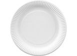 Pappteller, weiß, 230 mm, 100 St.