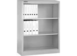 Schäfer Shop Select Regalschrank MS, 3 OH, B 800 x T 400 x H 1215 mm, Stahlblech, Verkehrsweiß