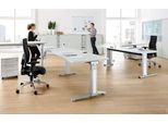 Schäfer Shop Pure Verkürzter Tischfuß PLANOVA BASIC, weiß