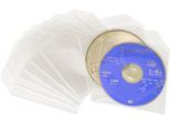 CD/DVD-Folientaschen, transparent, für den Versand geeignet