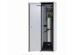 Druckgasflaschenschrank G-ULTIMATE-90 Standard, Flügeltür Anschlag links, 2x 10 l oder 1x 50 l Flaschen, B 598 x T 615 x H 2050 mm