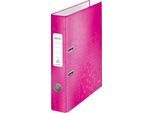 LEITZ® Ordner WOW 1006, DIN A4, Rückenbreite 50 mm, pink