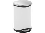 Tretabfalleimer Soft Close weiß, 18 Liter