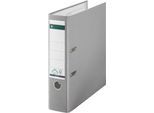 LEITZ® Ordner 1010, DIN A4, Rückenbreite 80 mm, grau