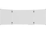 Klapptafel Legamaster UNITE PLUS, magnetisch, 5 Schreibflächen, B 1500/3000 x T 13,4 x H 1000 mm, emaillierter Keramikstahl, weiß