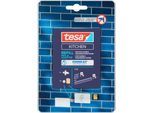tesa® Power.Kit Nachfüllpack für Küchenorganizer Sets – Reling und Adapter, spurlos entfernbar,