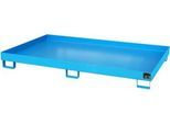Regalwanne Typ RW/RW 2200-1, ohne Gitterrost, blau RAL5012