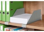 Schäfer Shop Genius Metallfachteiler für Regale & Schränke TETRIS WOOD, weißalu, 1 Stück