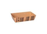 Snacktrays Papstar Maori, Einweg, L 140 x B 105 x H 35 mm, aus FSC®-zertifizierter Pappe, braun, 400 Stück