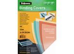 Fellowes Deckblatt PVC, transparent, DIN A4, für Draht- und Plastikbindemaschinen, 150 µm, 100