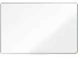 Whiteboard Nobo Premium Plus, magnethaftend, mit Ablageschale, B 1500 x H 1000 mm, Stahl lackiert, weiß, inkl. Boardmarker