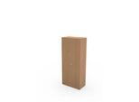 Schäfer Shop Genius Flügeltürenschrank TETRIS WALL, 5 Ordnerhöhen, Türanschlag rechts, B 800 x T 440 x H 1880 mm, Buche-Dekor