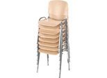 Besucherstuhl Konferenzstuhl Nowy Styl ISO WOOD, ergonomisch, Komplett-Set mit 8 Stück
