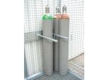 Haltevorrichtung für 3 Gasflaschen, Tragfähigkeit 150 kg