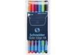 Mix-Set Kugelschreiber Slider Edge XB, 6er-Etui