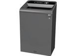 Rubbermaid Recyclingstation Configure, für Restmüll, mit Magnetverbindung, B 495 x T 610 x H 975 mm, 125 l, schwarz
