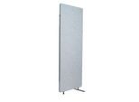 Akustik-Raumteiler Luxor, 1 Panel, mit Standfüßen, ca. 7 kg, B 600 x T 35 x H 1680 mm, recycelte Materialien, hellgrau