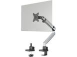 Durable Monitorhalter Select Plus, für 1 Monitor bis 32", mit Tischbefestigung, dreh-/schwenk-/höhenverstellbar, VESA-kompatibel, silber
