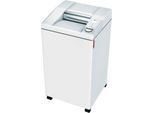 IDEAL Aktenvernichter 2604 CC, Partikelschnitt 2 x 15 mm, P-5, 100 l, 13-15 Blatt Schnittleistung, mit Lenkrollen, weiß