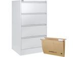 Schäfer Shop Select Hängeregistraturschrank, zweibahnig + 50 Hängeregistraturmappen gratis