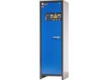 Asecos Lithium-Ionen-Akku-Sicherheitsschrank Typ 90 ION-CORE-90, 4 Fachböden, B 599 x T 615 x H 1953 mm, Anthrazitgrau/Enzianblau