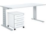 Schäfer Shop Select Büromöbelset 2-tlg. Moxxo IQ Schreibtisch B 1600 x T 800 mm, C-Fuß