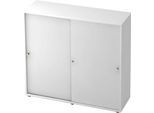 Schiebetürenschrank TOPAS LINE, 3 OH, weiß/weiß