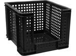 Really Useful Boxes Gitterbox, 35 Liter, Öffnung vorne, schwarz