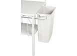 Abfallbehälter Serie TPB, für Packtische der Serie TPB, Inhalt 60 l, mit Stahlhalterung, B 530 x T 280 x H 585 mm