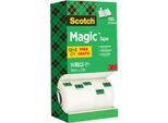 Klebeband Scotch® Magic™ 8R14TPR, beschreibbar, unsichtbar, mattweiß, 14 Rollen Sparpaket