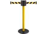 Gurtpfosten RS-Guidesystems GLAD 28 gelb, 2 Gurtfarbe gelb/schwarz