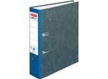 Ordner herlitz maX.file nature, DIN A4, Rückenschild geklebt, Hartpappe, Rückenbreite 80 mm, blau, 1 Stück