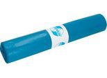 Deiss PREMIUM® Abfallsäcke, 140 Liter, Recycling-LDPE, robust & reißfest, blau, B 900 x H 1100 mm, 38 µm, 225 Stück
